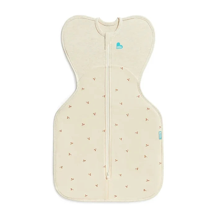 Love To Dream Swaddle Up 1.5T Stretch Cotton (Fleece Twigs, Oatmeal 0 Month, Newborn)