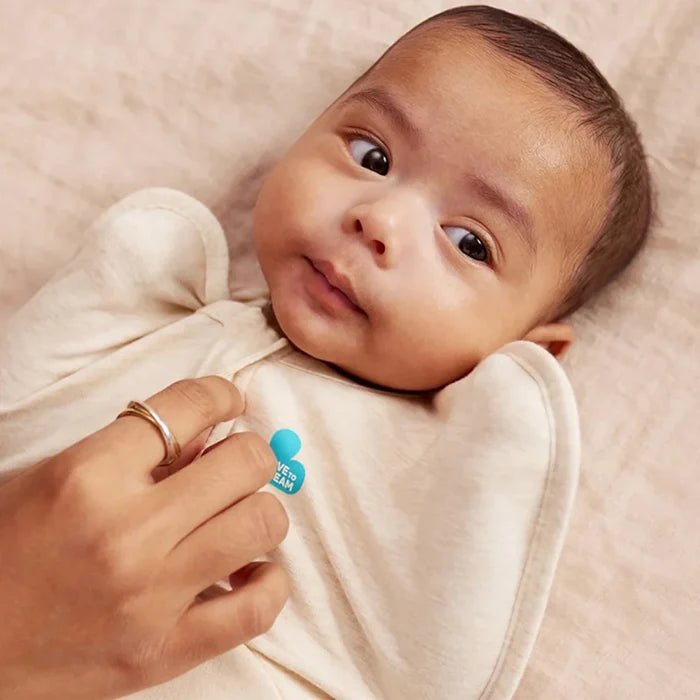 Love To Dream Swaddle Up 1.5T Stretch Cotton (Fleece Twigs, Oatmeal 0 Month, Newborn)