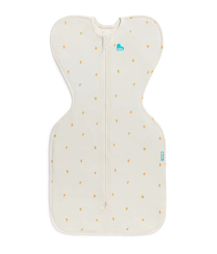 Love To Dream Swaddle UP Stretch Cotton Bamboo (Lemon Cream, 0 Month, Newborn)