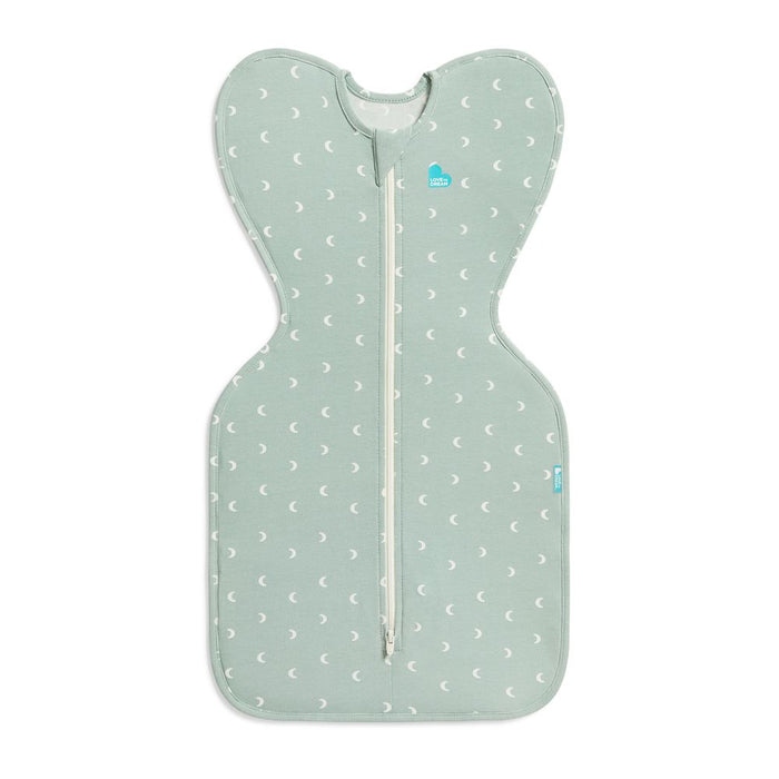 Love To Dream Swaddle UP Stretch Cotton Moon (Olive, Medium) - Stage 1