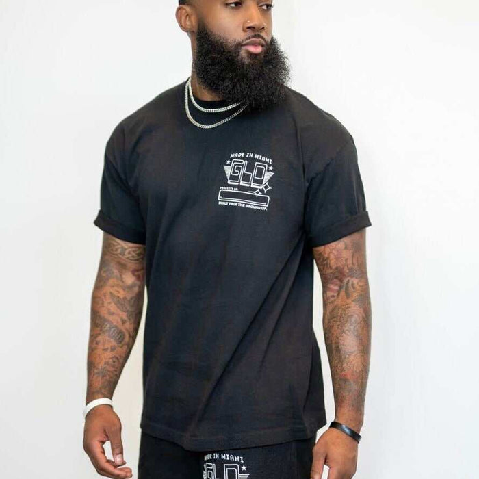 Made In Miami Black Tee - The GLD Shop