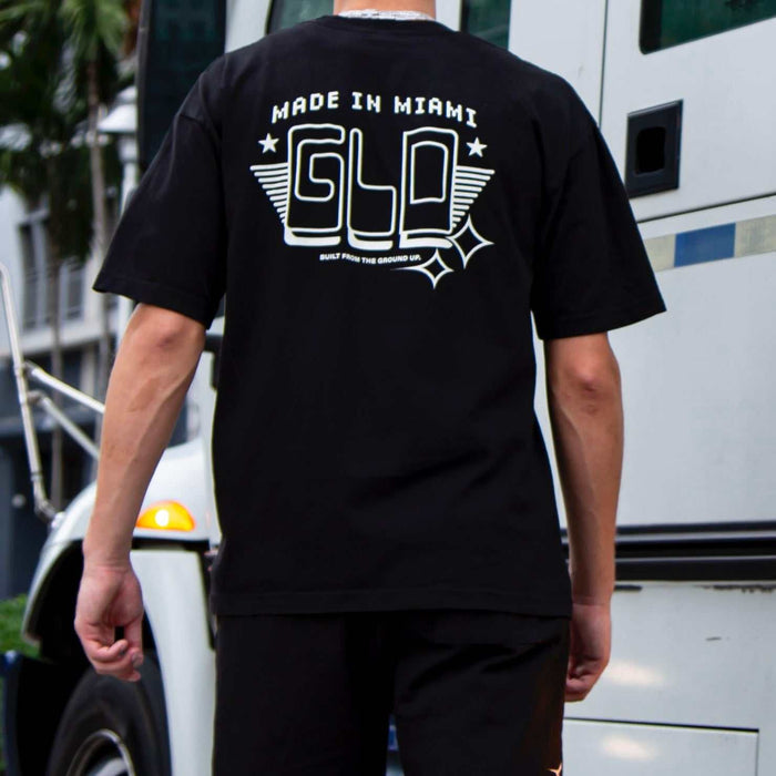Made In Miami Black Tee - The GLD Shop