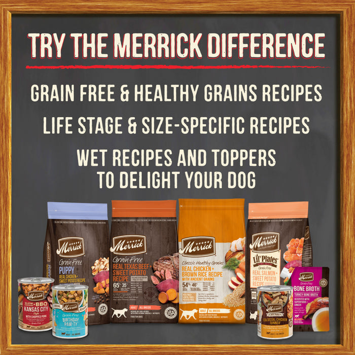 Merrick Grain Free Chunky Pappy's Pot Roast Dinner Canned Dog Food