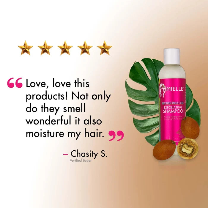 Mielle Mongongo Oil Exfoliating Shampoo (8oz)