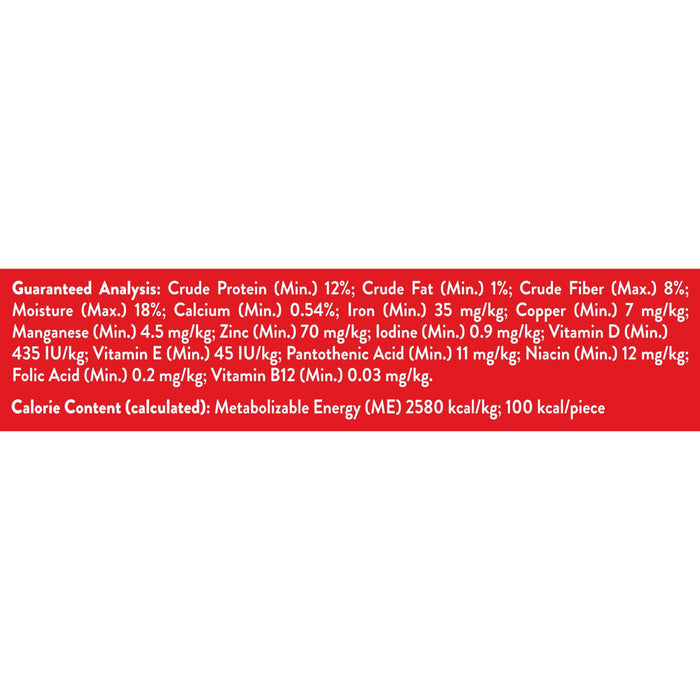 Milk-Bone Brushing Chews Daily Dental Dog Treats, Large, 24.2 Oz. Bag Guaranteed Analysis