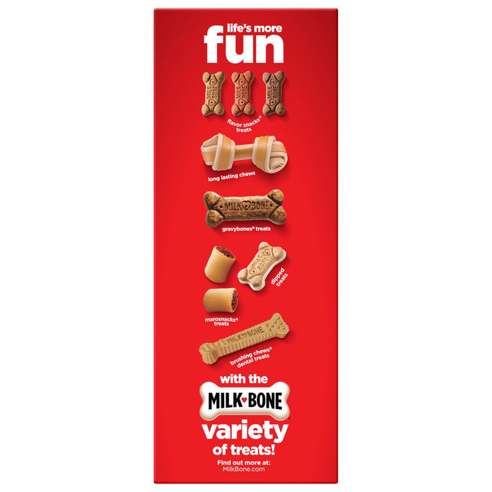 Milk-Bone Flavor Snacks Large Dog Biscuits, Flavored Crunchy Dog Treats