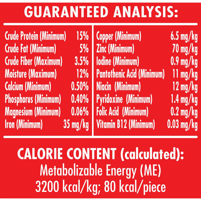Milk-Bone Flavor Snacks Large Dog Biscuits, Flavored Crunchy Dog Treats Guaranteed Analysis