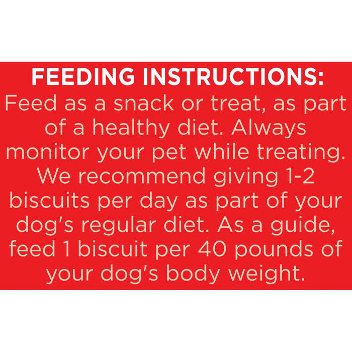 Milk-Bone Flavor Snacks Large Dog Biscuits, Flavored Crunchy Dog Treats Feeding Instructions