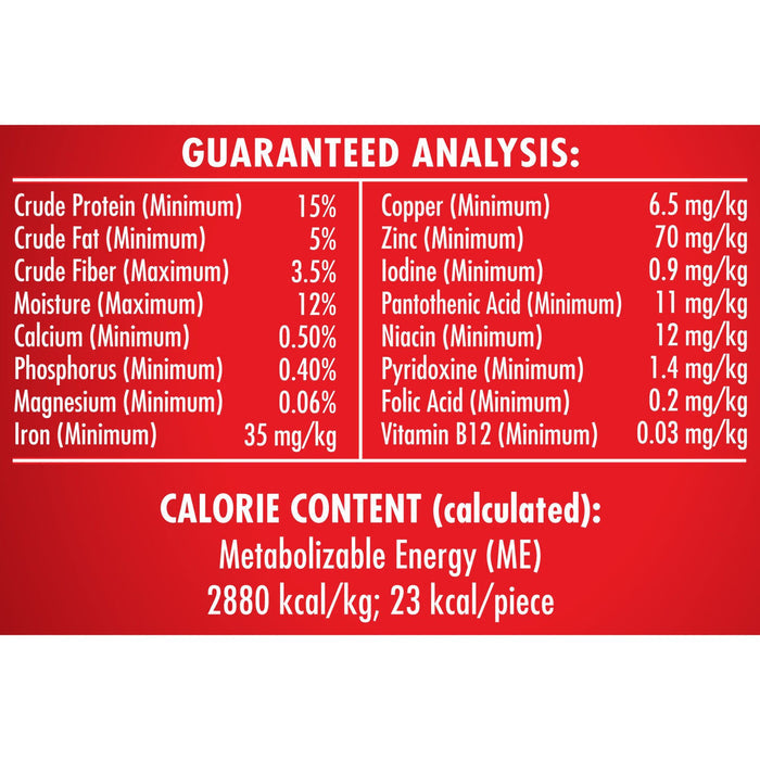 Milk-Bone Flavor Snacks Small Dog Biscuits, Flavored Crunchy Dog Treats Guaranteed Analysis