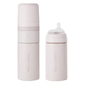 Milk + Water All In One Baby Bottle Stainless Steel (9oz, Dusty PInk, Fast Flow)