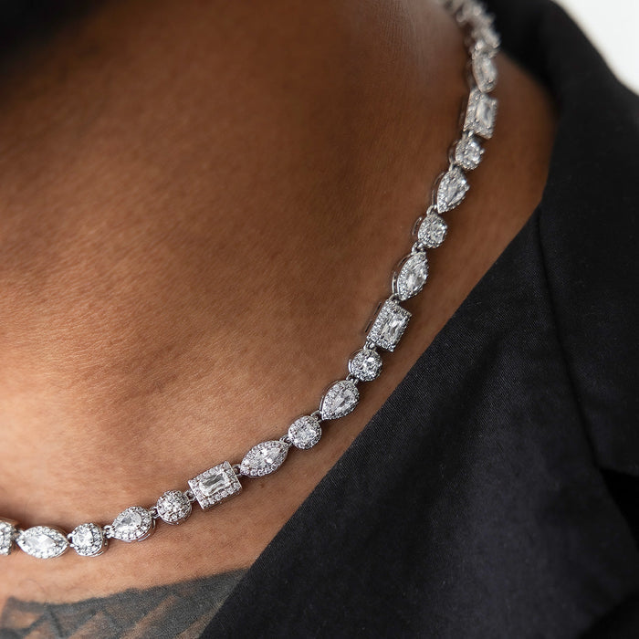 Mixed Stone Pave Chain