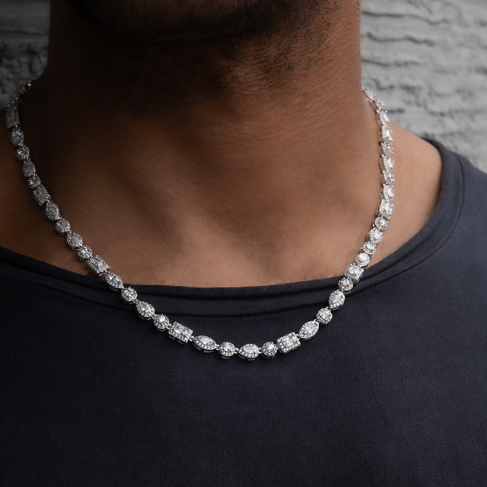 Mixed Stone Pave Chain