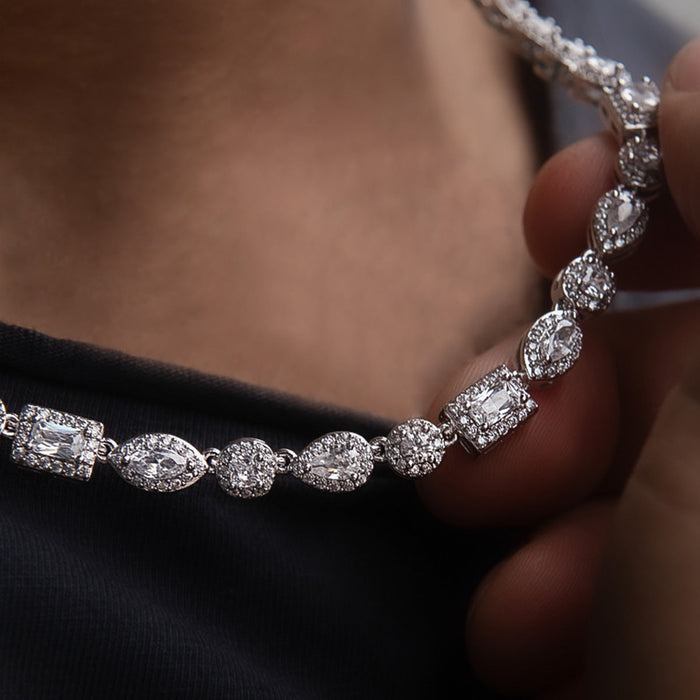 Mixed Stone Pave Chain