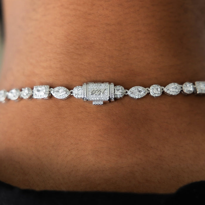 Mixed Stone Pave Chain