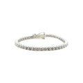 Moissanite Diamond Tennis Bracelet in Sterling Silver- 3mm