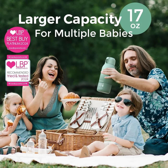 Momcozy Portable Breast Milk & Water Warmer for Travel (17oz/500 ml)