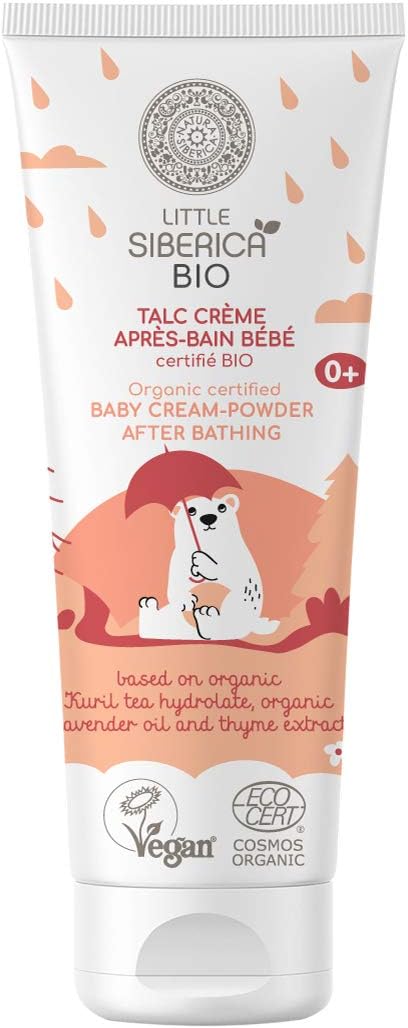 Natura Siberica Little Siberica Organic Certified Baby Cream Powder After Bath