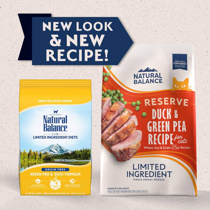 Natural Balance® Limited Ingredient Reserve Grain Free Duck & Green Pea Recipe Cat Dry