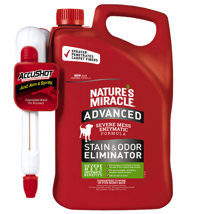 Nature's Miracle Advanced Stain & Odor Eliminator AccuShot 170oz