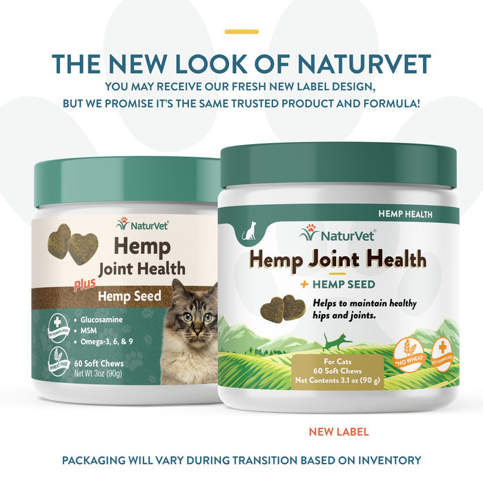 NaturVet Hemp Joint Soft Chew for Cats