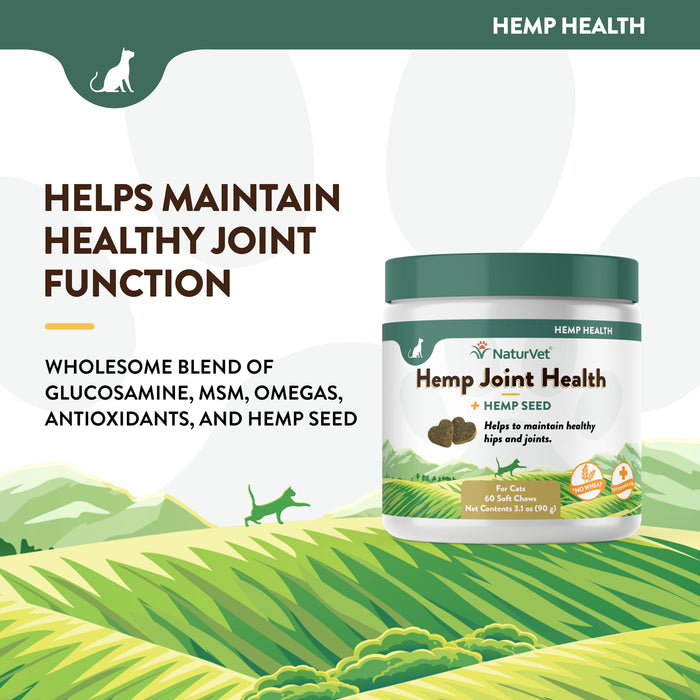 NaturVet Hemp Joint Soft Chew for Cats