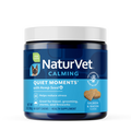 NaturVet Quiet Moments with Hemp Seed Calming Supplement for Cats, Salmon and Bacon Flavor, 60 Count