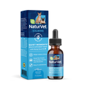 NaturVet Quiet Moments with Hemp Seed Oil Calming Supplement Drops for Dogs and Cats, Bacon Flavor, 1 fl oz