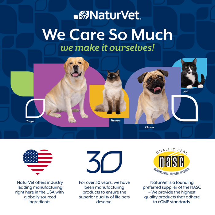 NaturVet Quiet Moments with Hemp Seed Oil Calming Supplement Drops for Dogs and Cats, Bacon Flavor, 1 fl oz