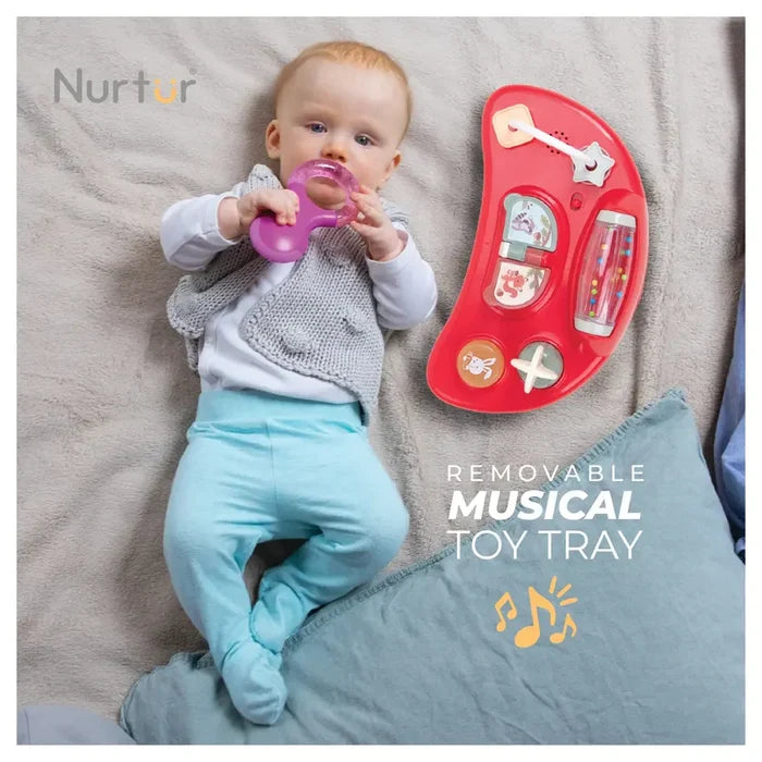 Nurtur 3 In 1 Baby Walker, Music, 3 Height Adjustment, Easy fold