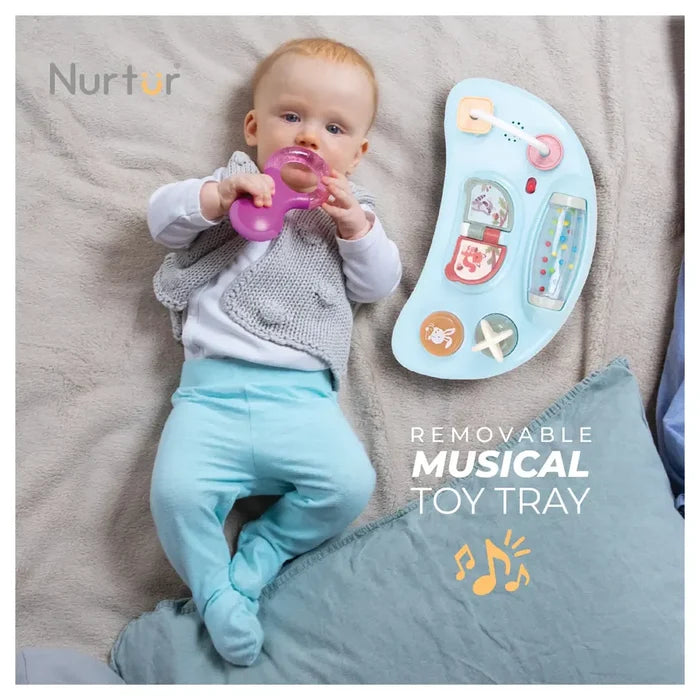 Nurtur 3 In 1 Baby Walker, Music, 3 Height Adjustment, Easy fold