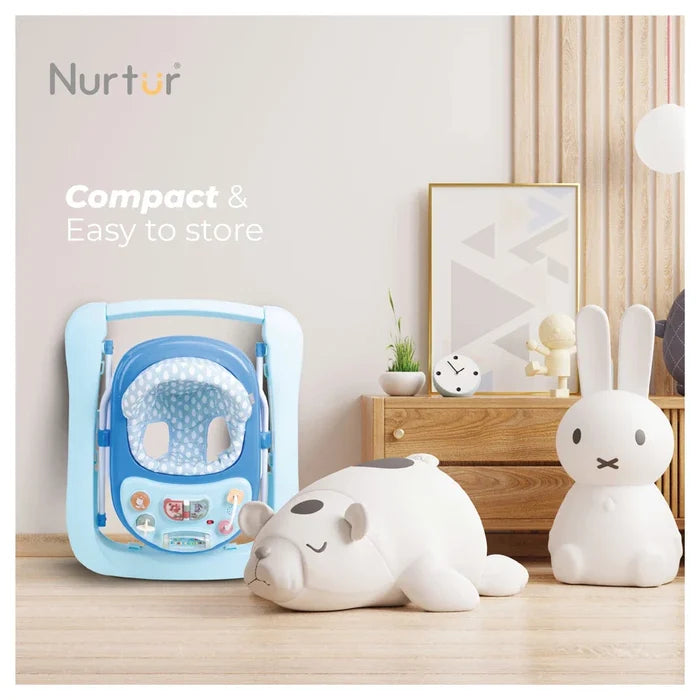 Nurtur 3 In 1 Baby Walker, Music, 3 Height Adjustment, Easy fold