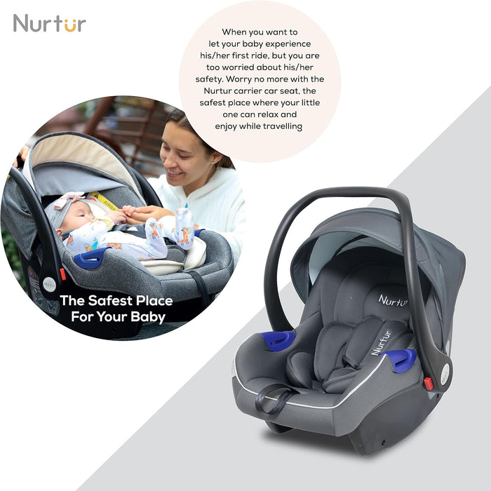 Nurtur Nemo Baby Carrier Adjustable With Canopy/Handle (0-12m+)