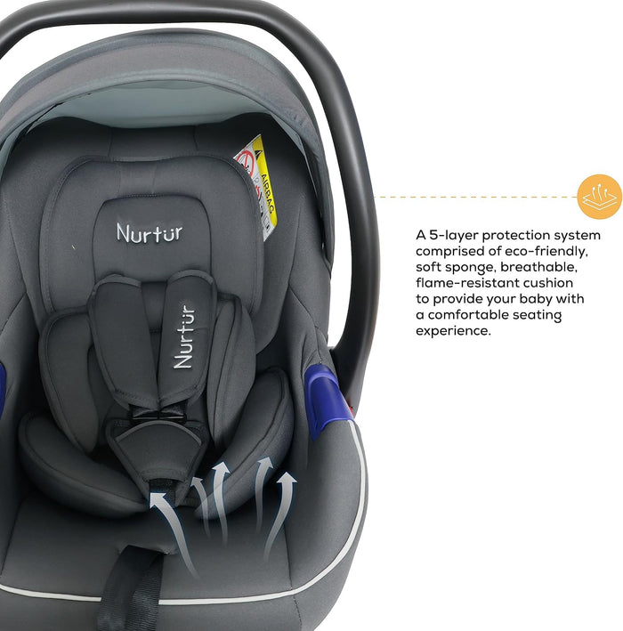 Nurtur Nemo Baby Carrier Adjustable With Canopy/Handle (0-12m+)