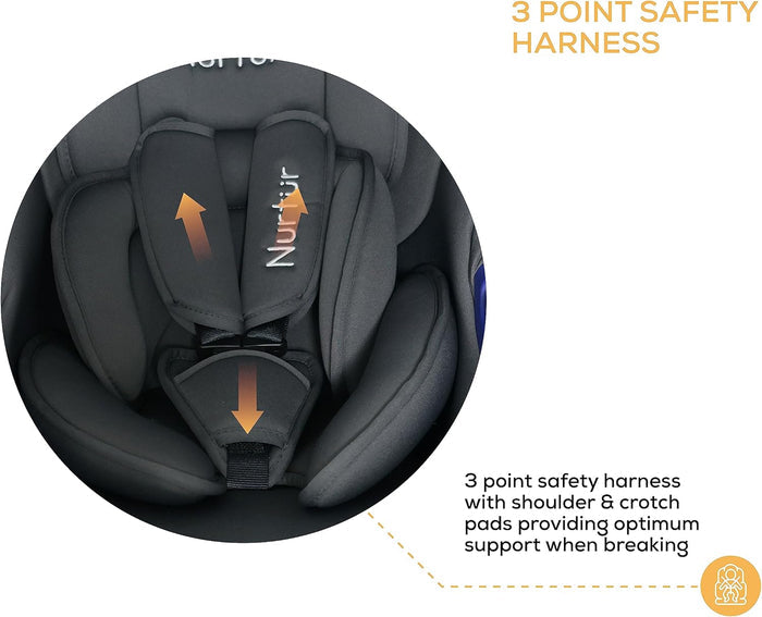Nurtur Nemo Baby Carrier Adjustable With Canopy/Handle (0-12m+)