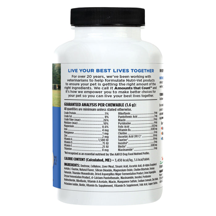 Nutri-Vet Senior-Vite Chewables For Dogs 120 Count