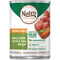 Nutro Premium Loaf Grain Free Savory Lamb, Carrot & Pea Adult Canned Dog Food