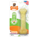 Nylabone Flex Moderate Chew Dog Toy Smooth Bone Chicken Medium up to 35 lbs.