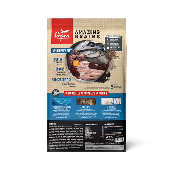 ORIJEN High Protein Amazing Grains Original Dry Dog Food