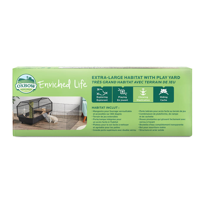 Oxbow Extra Large Habitat with Play Yard