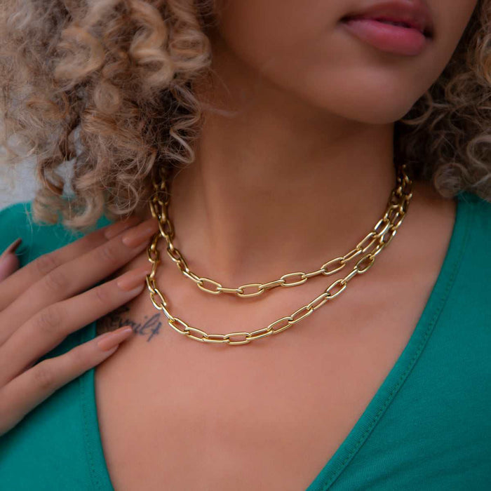 Paperclip Necklace - 7mm - The GLD Shop