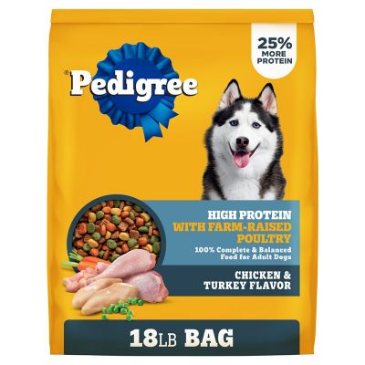 Pedigree Hi Pro Chicken  and  Turkey Dog Food, 18 lb.