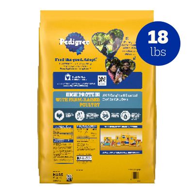 Pedigree Hi Pro Chicken  and  Turkey Dog Food, 18 lb.