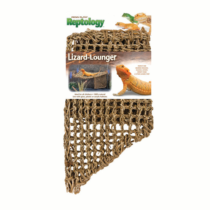 Penn-Plax Reptology Lizard Lounger Corner Triangle with Ladder - Large