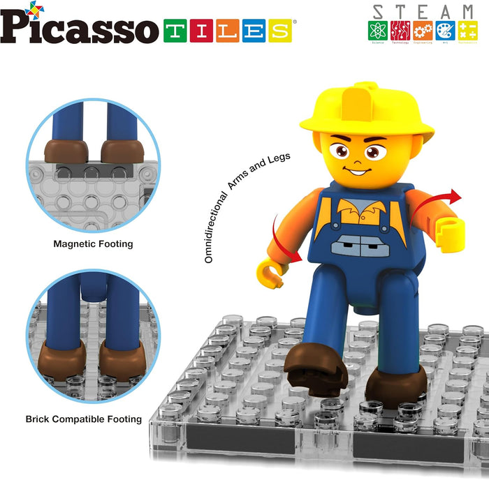 Picasso Magnetic Car Base 2 In 1 (16 Pcs)
