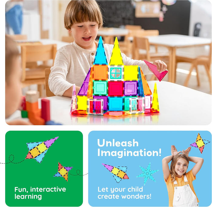 Picasso Magnetic Tiles Rocket Ship 36Pcs