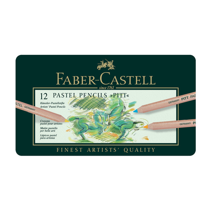 Pitt Pastel Pencils, Tin of 12 - #FC112112
