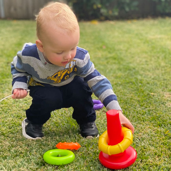 Playgro Sort & Stacking Tower Toy For Kids.