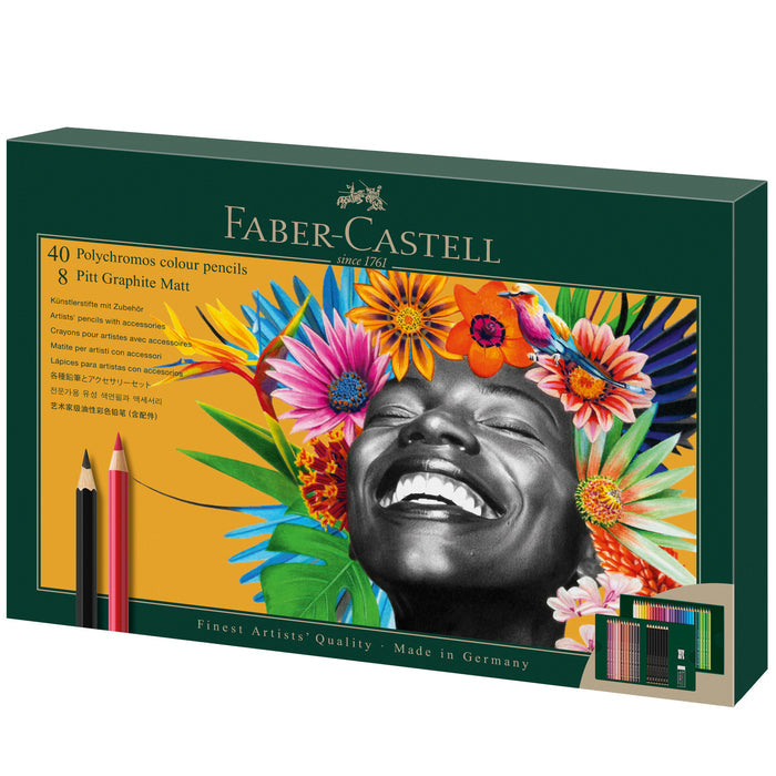 Polychromos & Graphite Matte, 50-Piece Gift Set - #FC210054