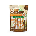 Pork Chomps 5-inch Baked Pork Skin Mini Twists with Real Chicken wrap, 12 Count Dog Chews