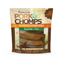 Pork Chomps 6-inch Roasted Ribz, Rib-shaped Pork Skin, 10 count Dog Chews
